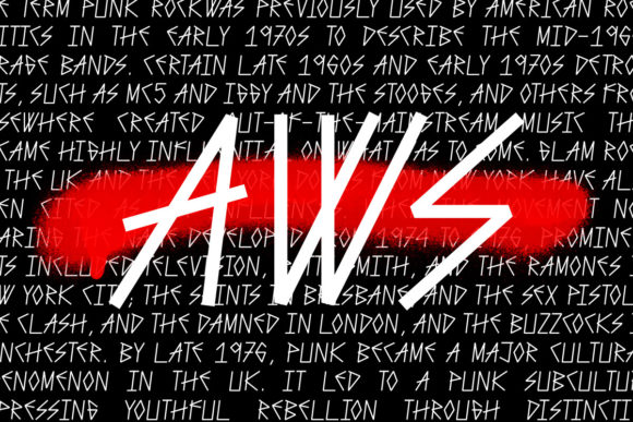 AWS Font - Preview 5