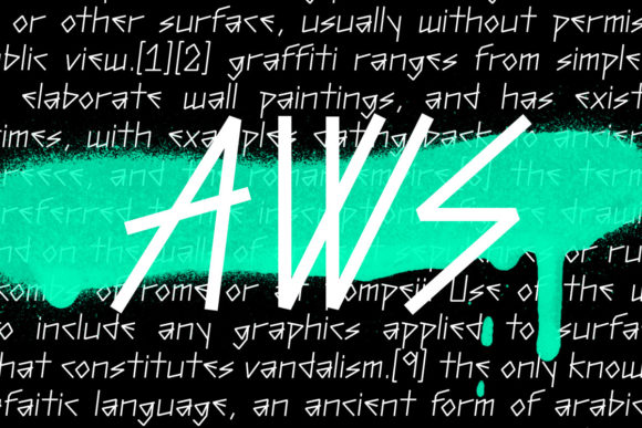 AWS Font - Preview 6