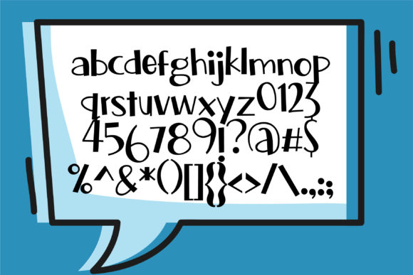 Chatterbox Font - Preview 1