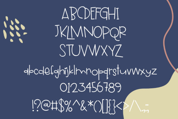 Clackhead Font PNG with transparent background - Preview 3