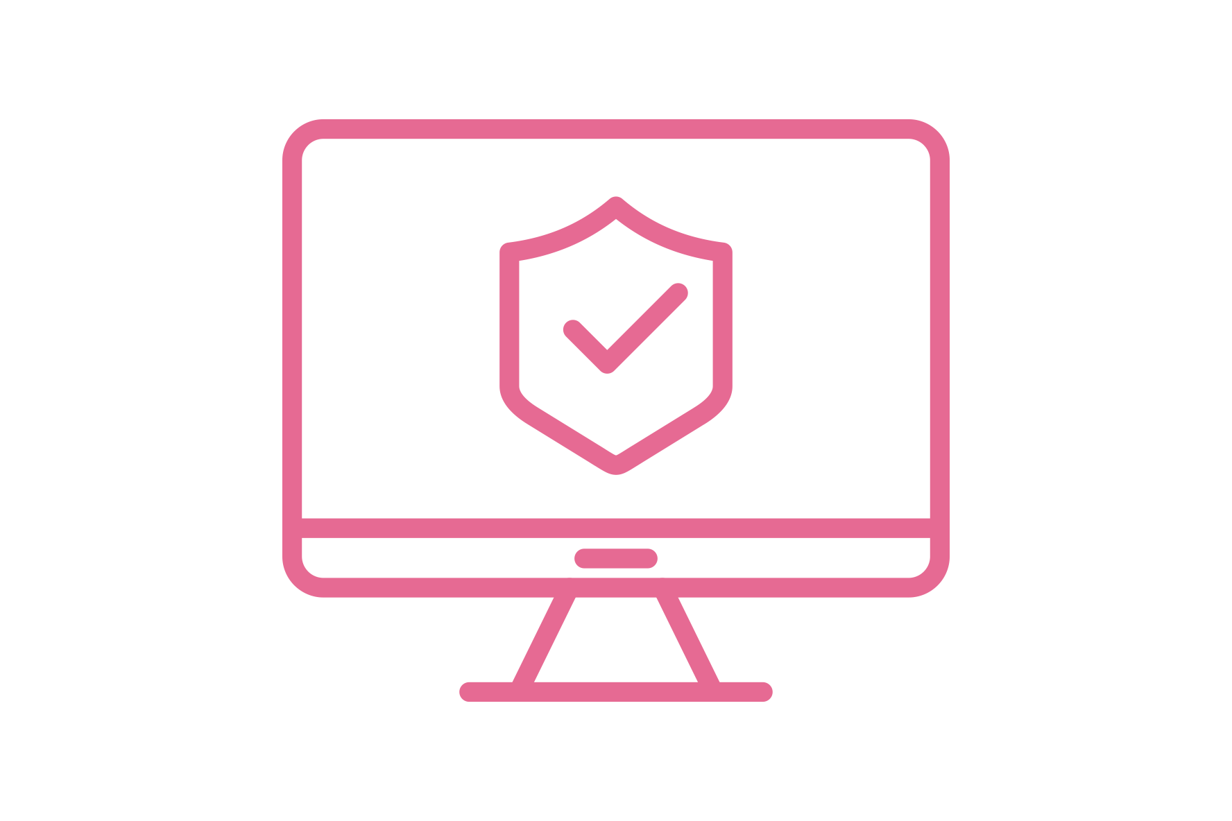Computer Safety Icon