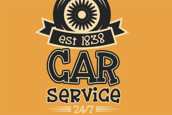 Jalopy Font PNG with transparent background - Preview 4