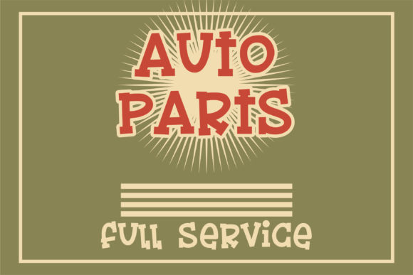 Jalopy Font PNG with transparent background - Preview 5