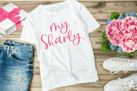 My Sharly Font PNG with transparent background - Preview 3