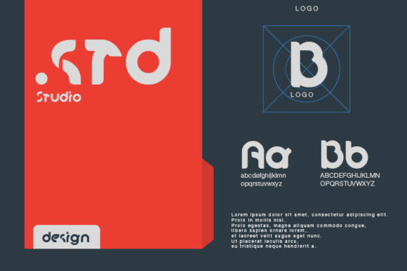 Oblong Font PNG with transparent background - Preview 2