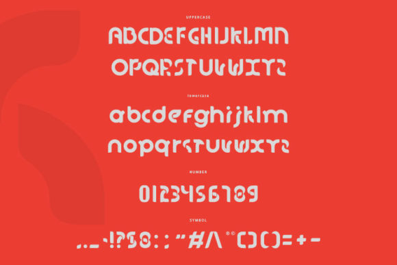Oblong Font PNG with transparent background - Preview 3