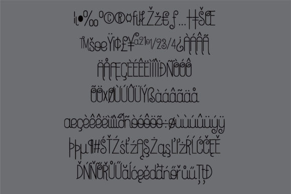 Octogamy Font PNG with transparent background - Preview 2