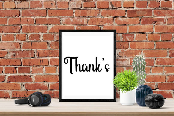 Photo Frame Font PNG with transparent background - Preview 5