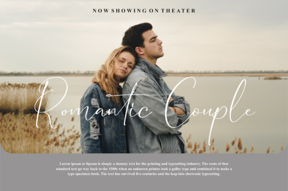 Romantical Bohelian Font PNG with transparent background - Preview 4