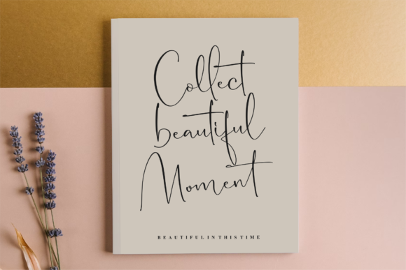 Romantical Bohelian Font PNG with transparent background - Preview 6