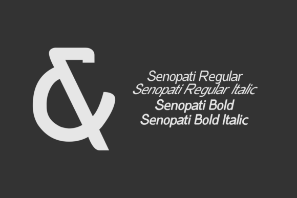 Senopati Font PNG with transparent background - Preview 5