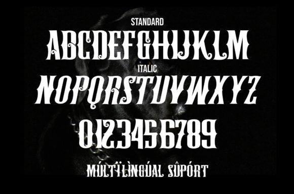 Black Brody Font - Preview 1