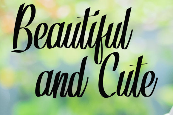 Calligraphy Font - Preview 3