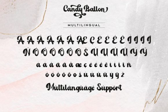 Candy Ballon Font - Preview 5