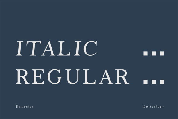 Damocles Font - Preview 2