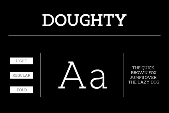 Doughty Font - Preview 1