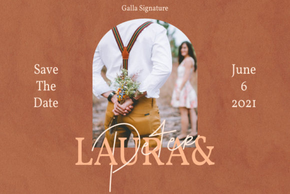Galla Signature Font - Preview 6