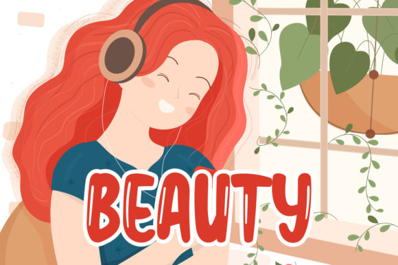 Green Love Font - Preview 2