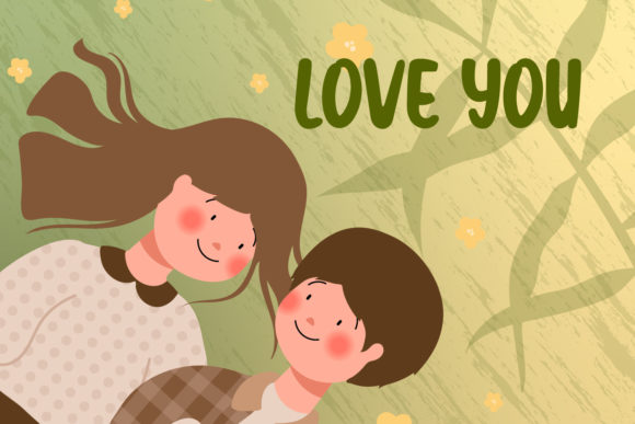 Green Love Font - Preview 4