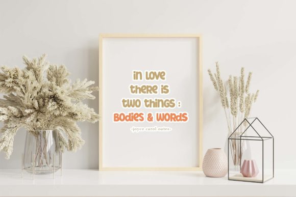 Love Maze Font PNG with transparent background - Preview 3