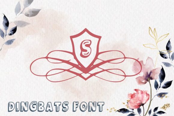 Luxury Initial Font PNG with transparent background - Preview 2