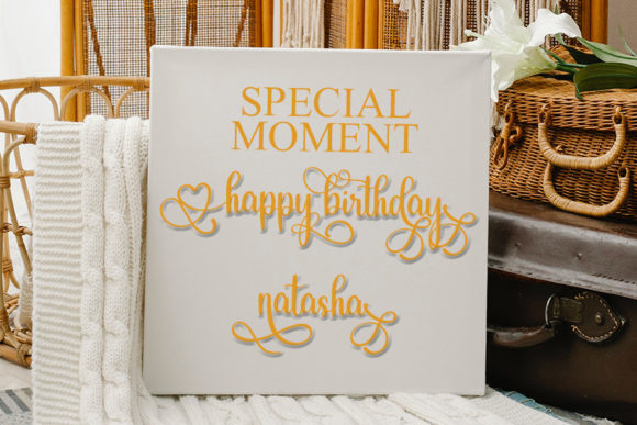 Middlelove Font PNG with transparent background - Preview 4