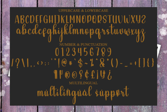 Middlelove Font PNG with transparent background - Preview 6
