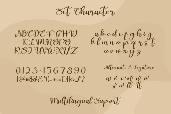 Ornella Font PNG with transparent background - Preview 4
