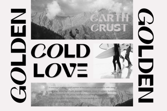 Qolling Font PNG with transparent background - Preview 1