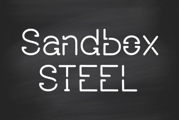 Sandbox Steel Fonts