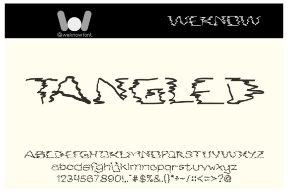 Smoke in the Water Font PNG with transparent background - Preview 3