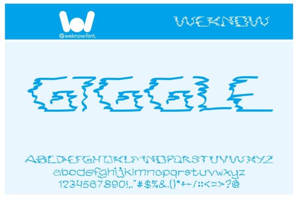 Smoke in the Water Font PNG with transparent background - Preview 4