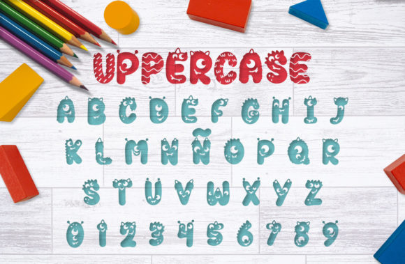 Baby Monster Font - Preview 1