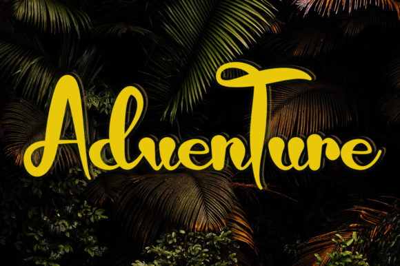 Camping Font - Preview 3