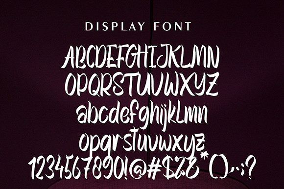 Ghotic Ink Font PNG with transparent background - Preview 3