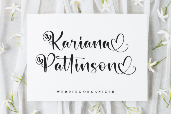 Marsha Beauty Font PNG with transparent background - Preview 1