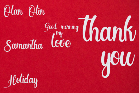 Olan Olin Font PNG with transparent background - Preview 5