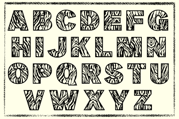Roar Font PNG with transparent background - Preview 3