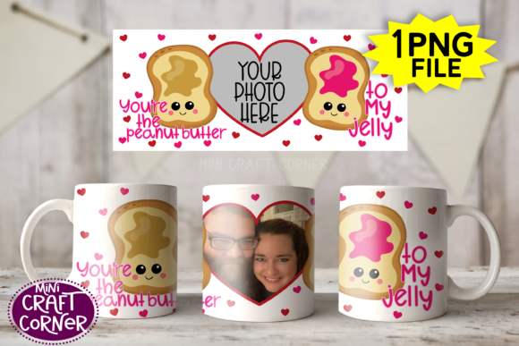 Sublimation Valentines Couples Mug Graphics