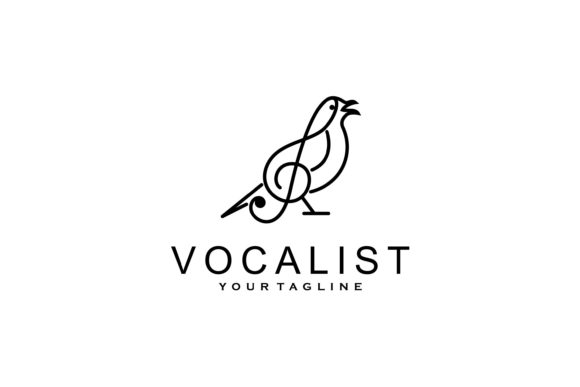 Song Bird with Key Note Music