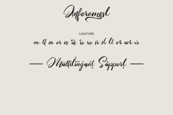 Anforemost Font PNG with transparent background - Preview 2