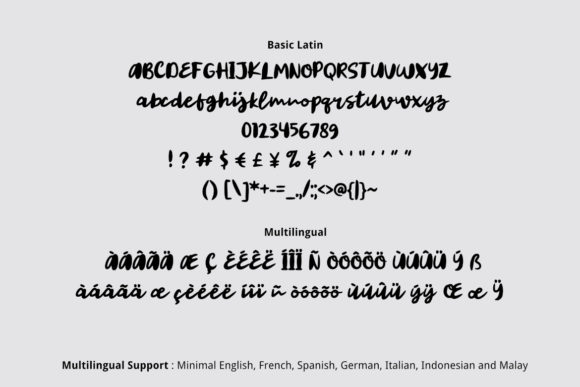 Krush Font PNG with transparent background - Preview 1