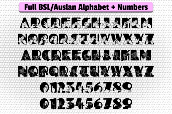 Able Lingo BSL 5 Font PNG with transparent background - Preview 1