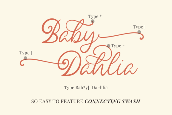 Baby Dahlia Font - Preview 1