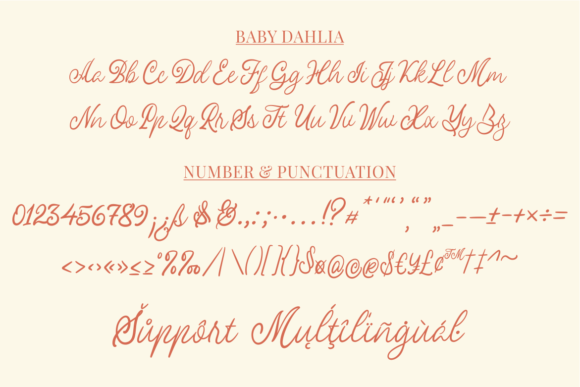 Baby Dahlia Font - Preview 2
