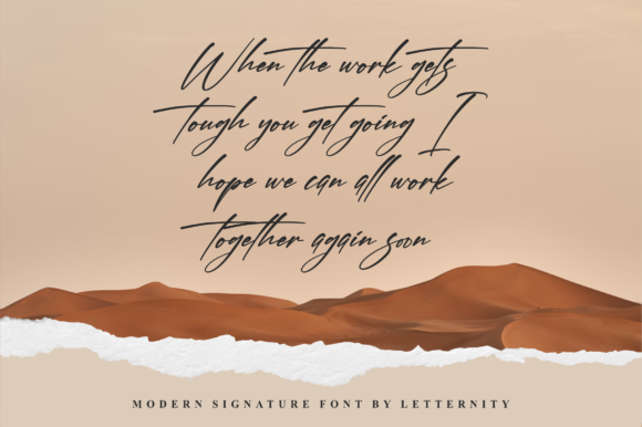 Banetigra Font - Preview 4