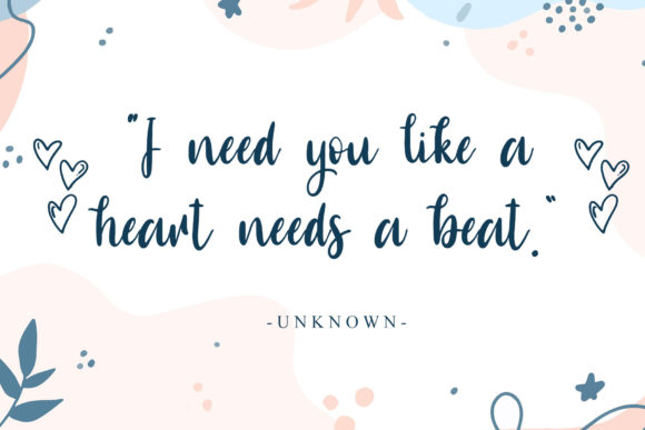 Biglove Font - Preview 2