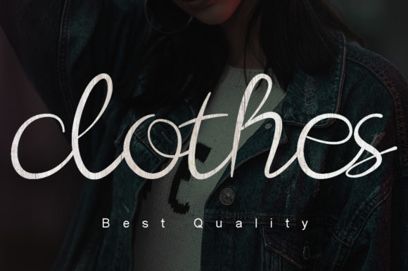 Ethans Font PNG with transparent background - Preview 2