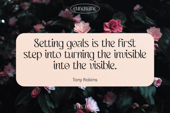 Eubergine Font PNG with transparent background - Preview 5