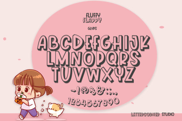 Fluffy Flappy Font - Preview 4
